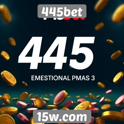 Promos e bônus oferecidos pela 445bet